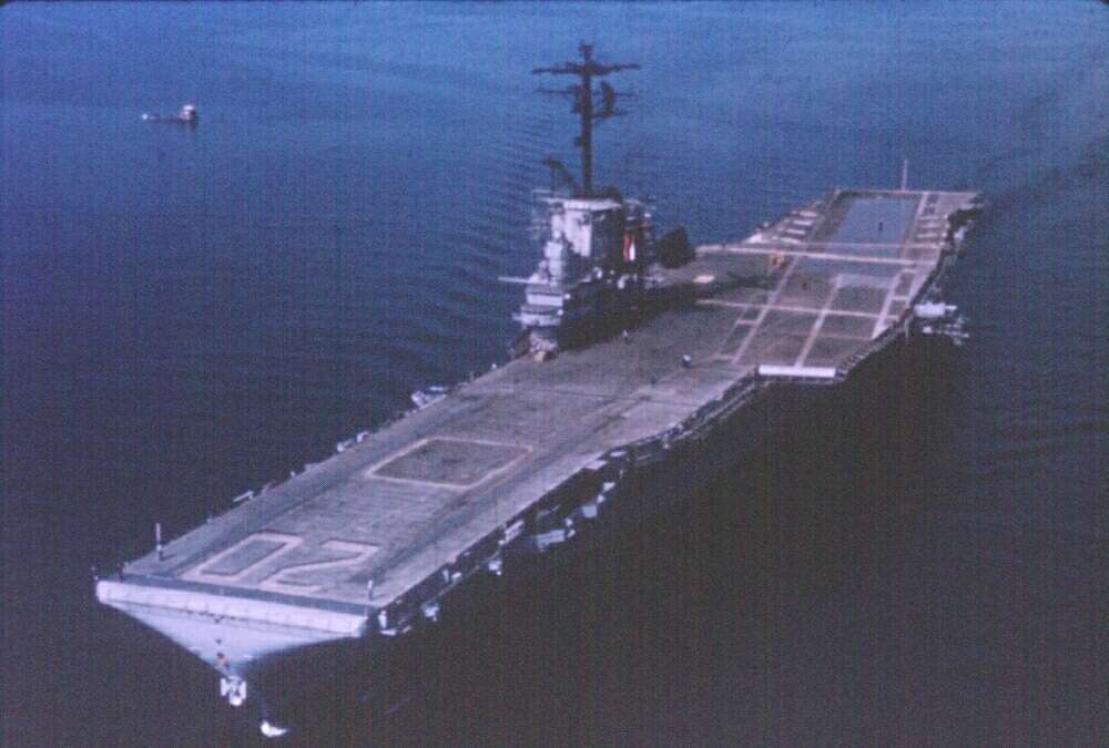  USS BENNINGTON'S LAST POWERED VOYAGE 