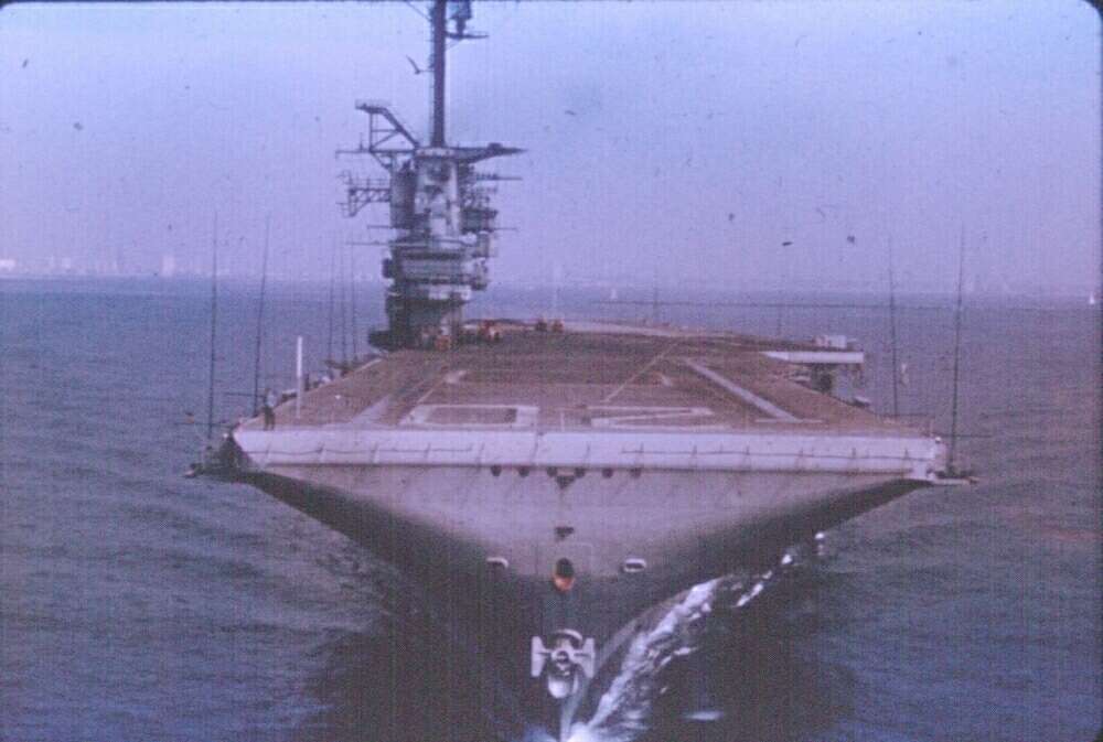  USS BENNINGTON'S LAST POWERED VOYAGE 