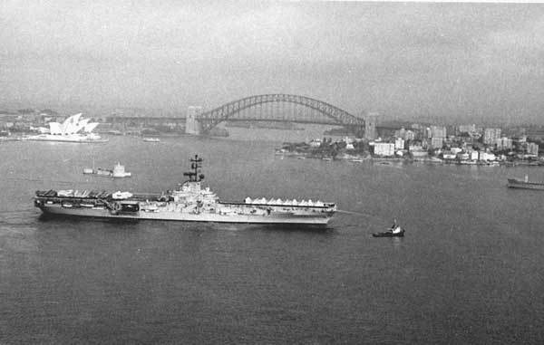 Bennington in Sydney, Australia Harbor