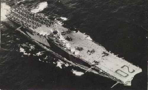 USS BENNINGTON CV-20 - 1945 