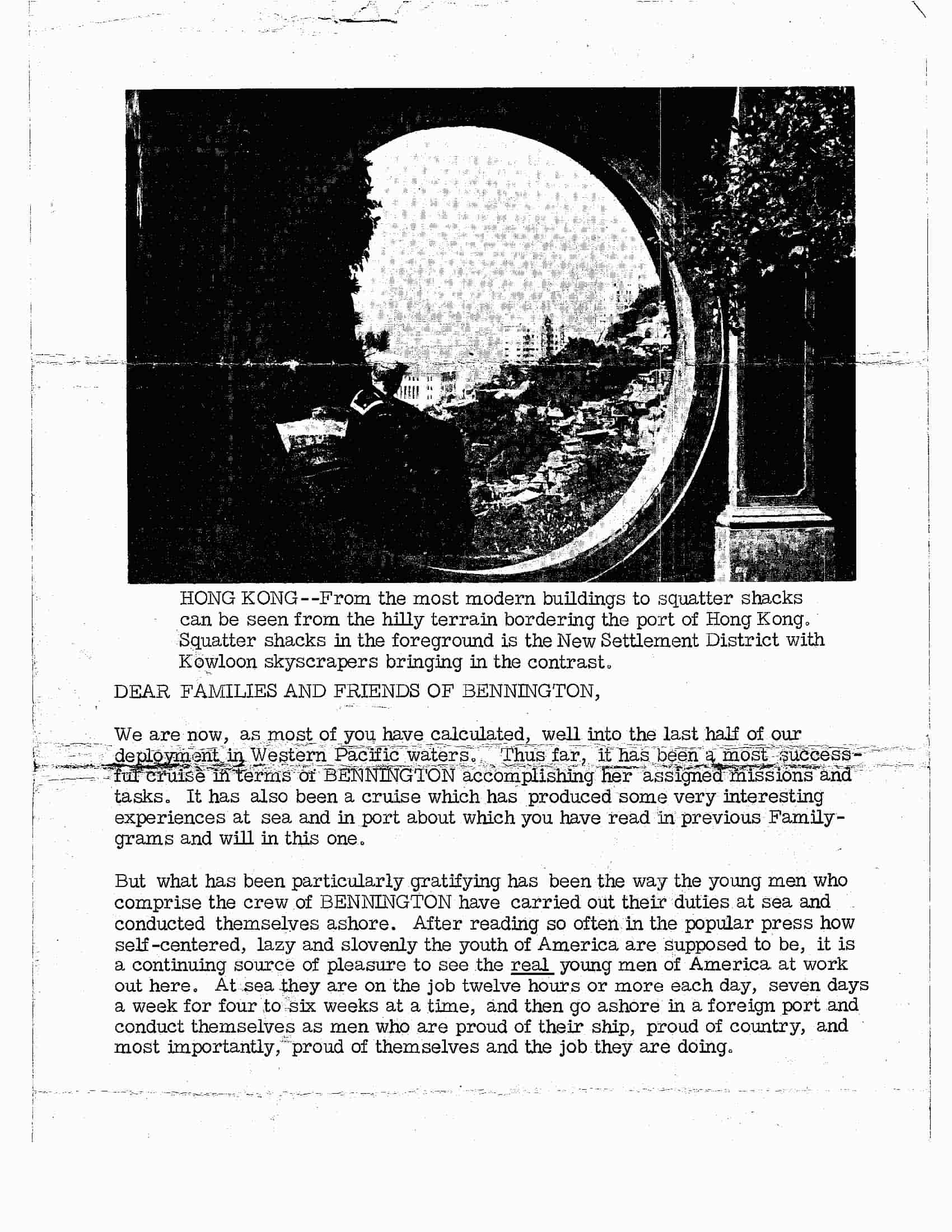  Bennington 1967 Family Gram - Page 1 
