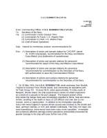 RECOMMENDATIONS FOR AWARDS FOR MERITORIOUS ACTIONS 