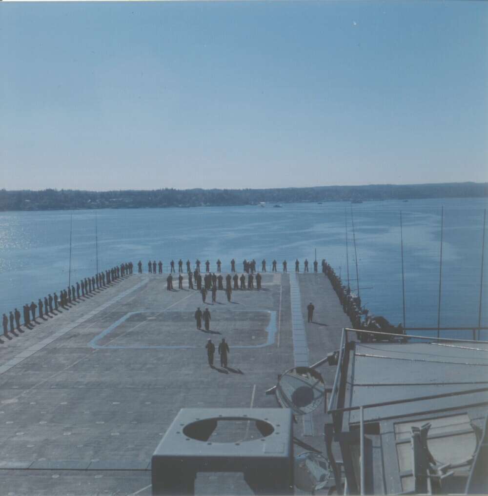  USS BENNINGTON'S LAST POWERED VOYAGE 