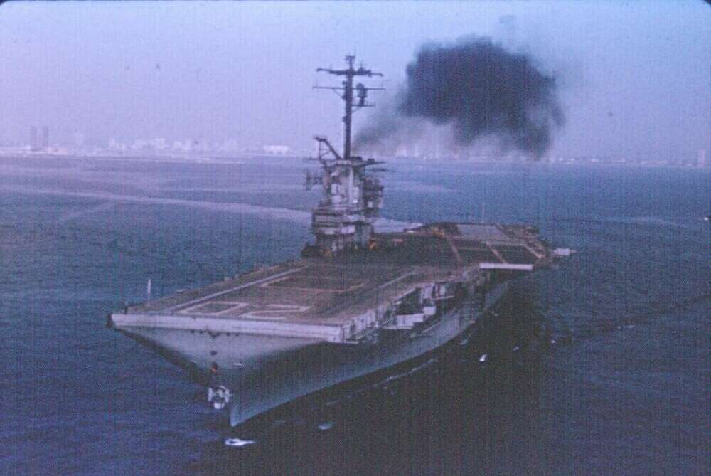  USS BENNINGTON'S LAST POWERED VOYAGE 