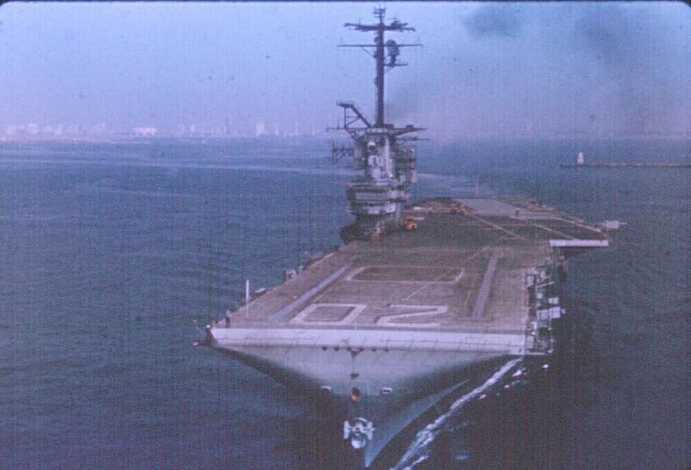  USS BENNINGTON'S LAST POWERED VOYAGE 