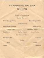 Thanksgiving Day Menu 1944 Pg 3