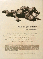 WAR YEARS POSTER