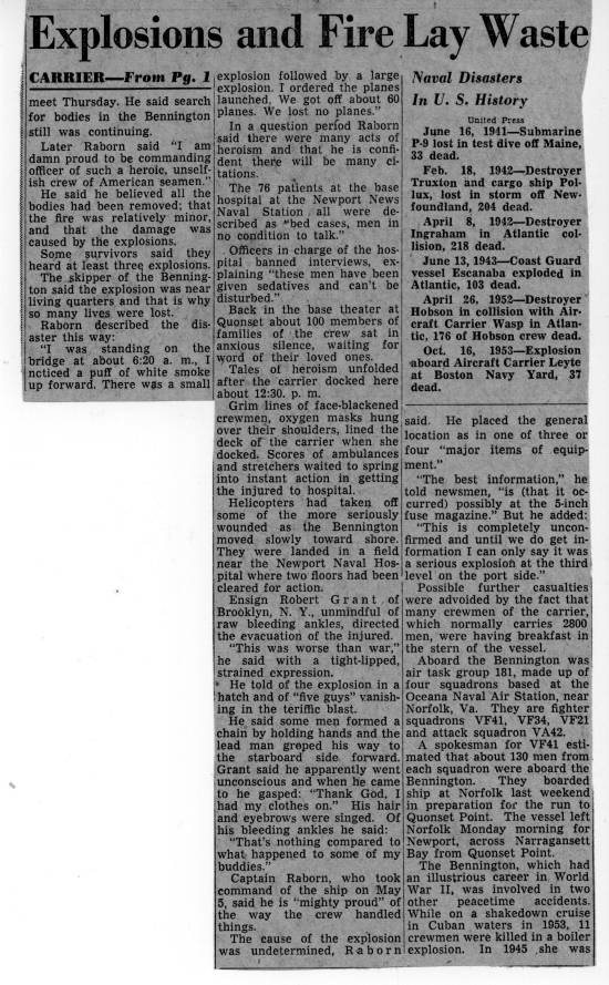 26 MAY 1954 EXPLOSION