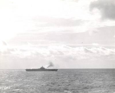  Taken from USS Hornet (CV-12) on 19 Mar 1945 