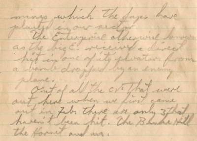  James F Brady WWII Log Book 18 Mar 1945 