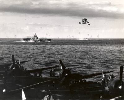  Taken from USS Hornet (CV-12) on 14 May 1945 