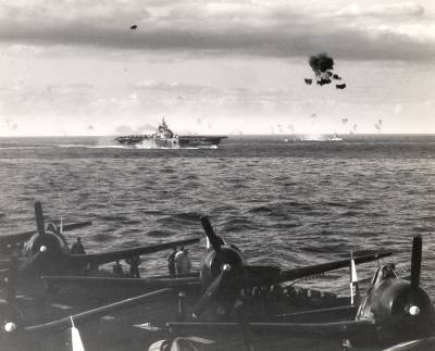  Taken from USS Hornet (CV-12) on 14 May 1945 