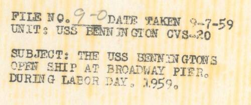 LABOR DAY SEPTEMBER 7, 1959 - SAN DIEGO - BROADWAY PIER