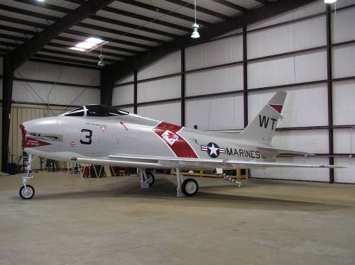 FJ-4 (BuNo139516) now at the Historic Aviation Museum Tyler, TX