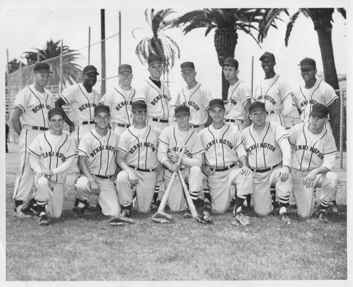 BENNINGTON BASEBALL TEAM 1959