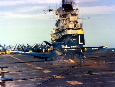  BENNINGTON CVA 20 - F4U-4 crash-1953   