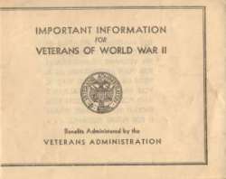 WAR YEARS Important Veterans of WWII Information